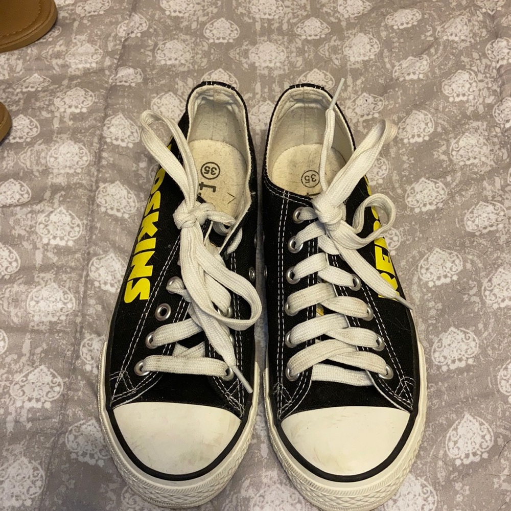 Redskins sneakers.